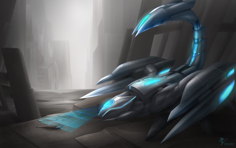 Futuristic Scorpion Vehicle