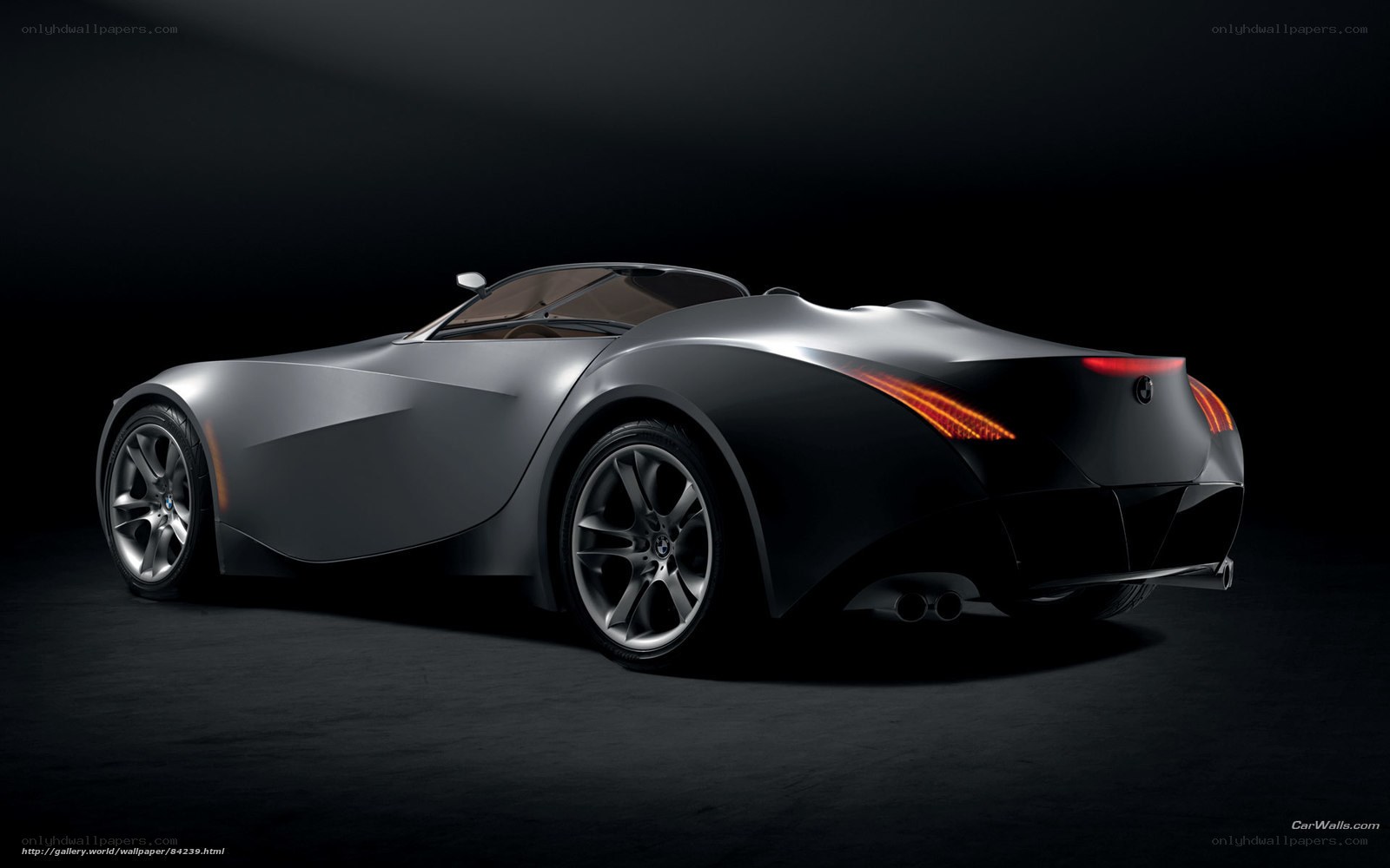 futuristic silver sports car