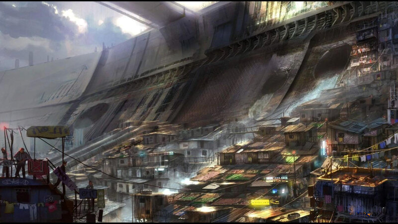 Futuristic Slum City