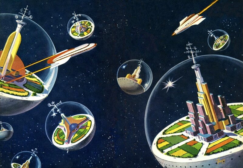 Futuristic Space Colonies