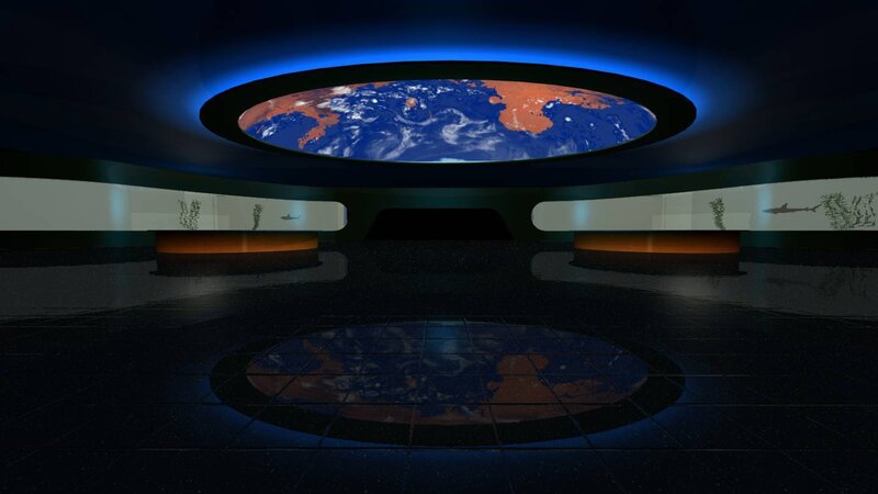 futuristic space observatory