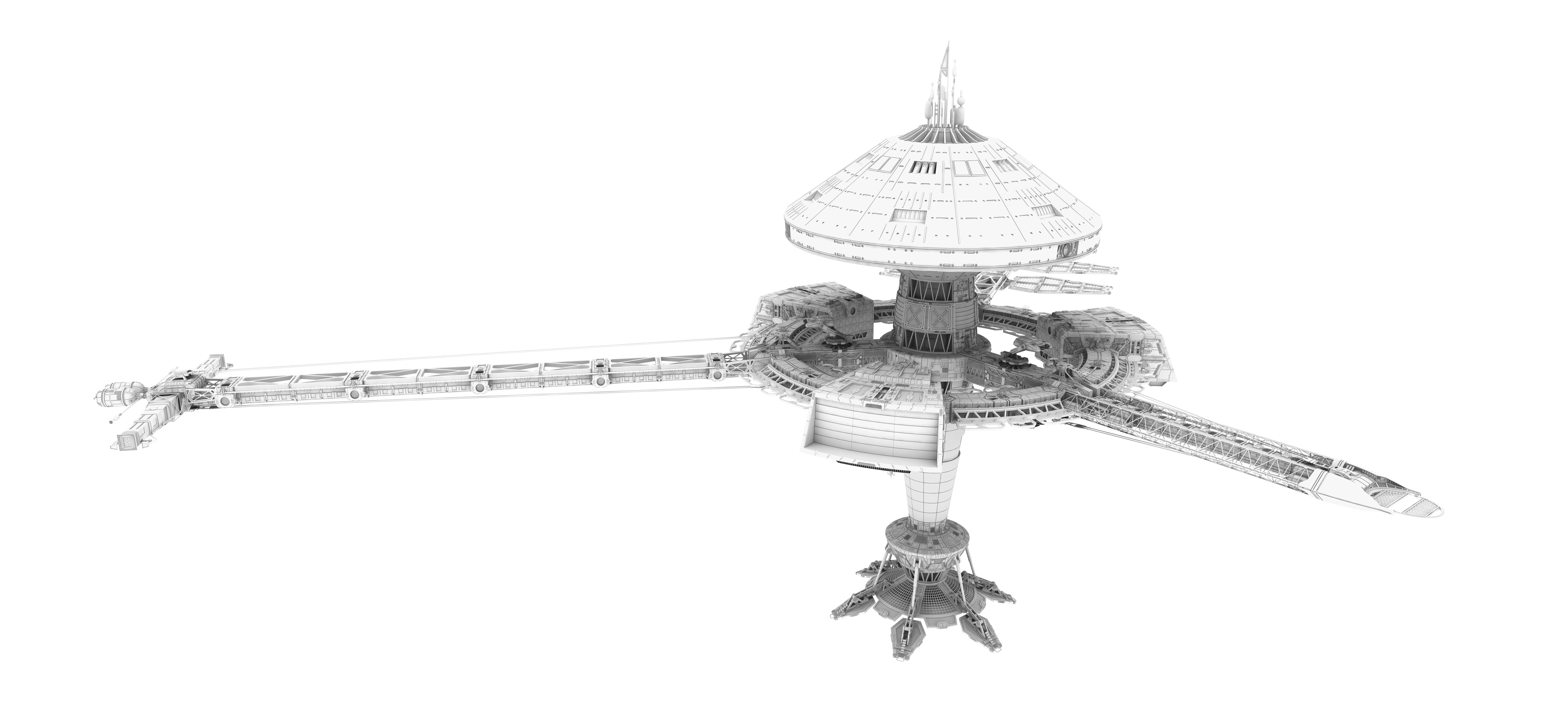 futuristic space station design