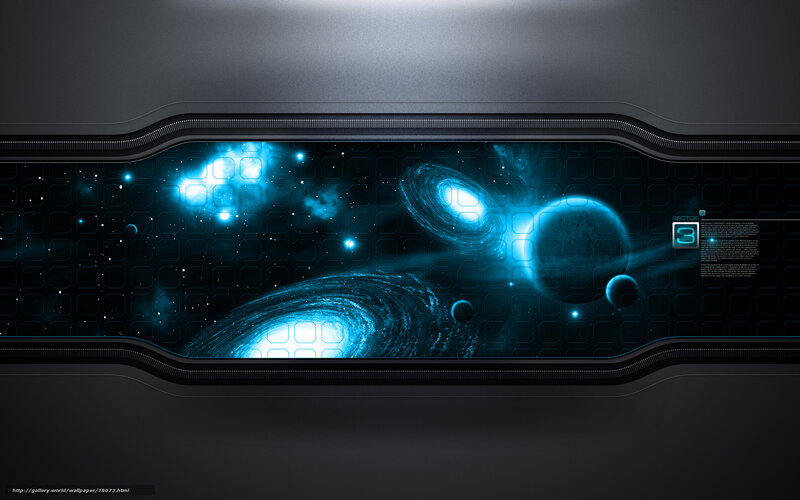futuristic space view