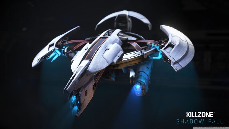 Futuristic Spacecraft — Black, Dramatic