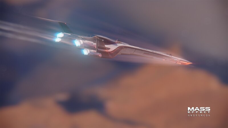 Futuristic Spacecraft — Blue, Dramatic, Sunset, 3d Render