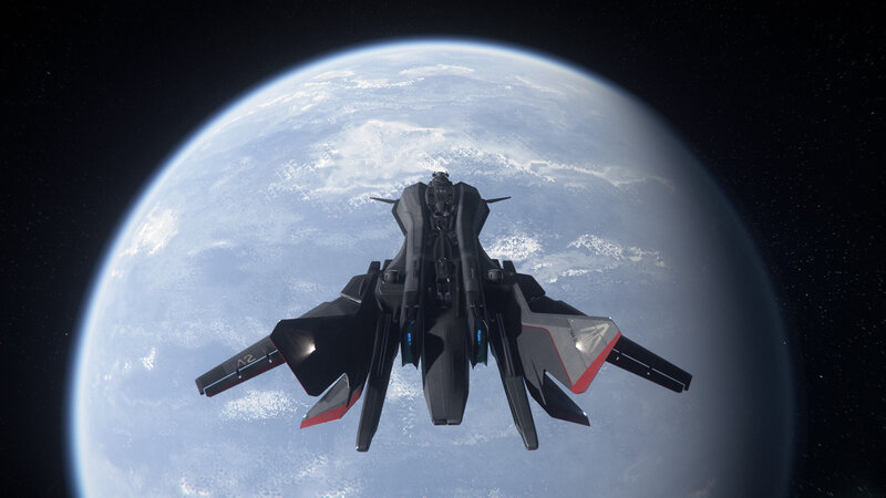 Futuristic Spacecraft — Blue, Serene, 3d Render