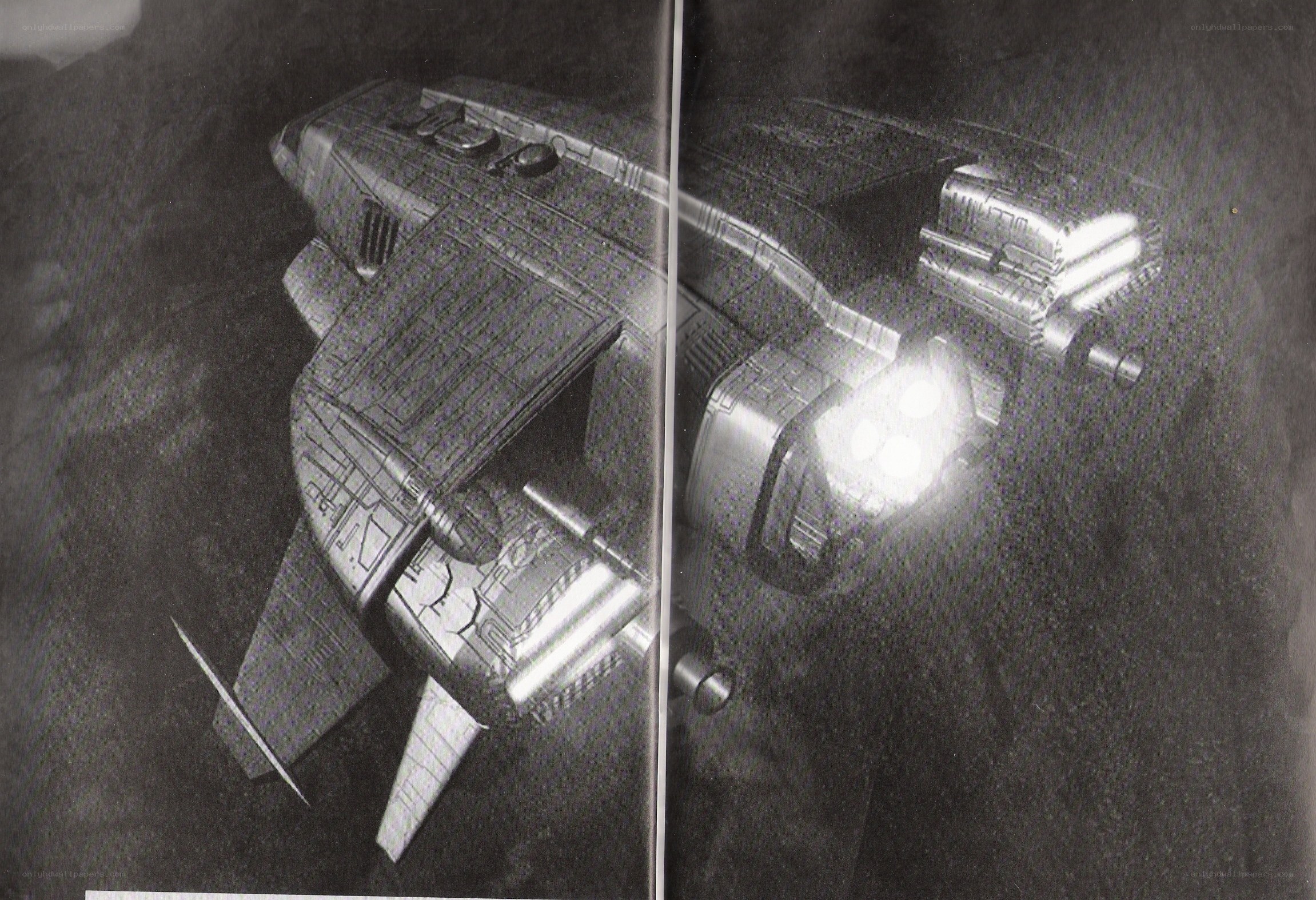 futuristic spacecraft concept art