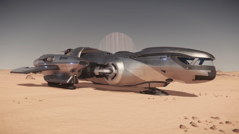Futuristic Spacecraft — Gray, Desolate