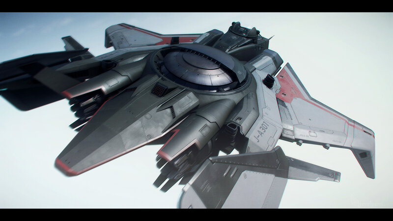 Futuristic Spacecraft — Gray, Neutral