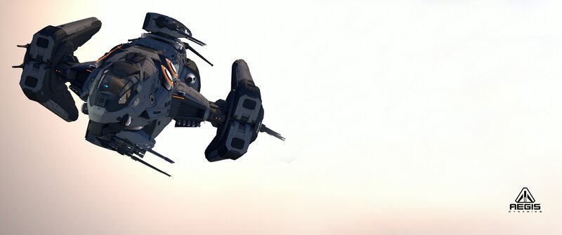 Futuristic Spacecraft — Gray, Serene