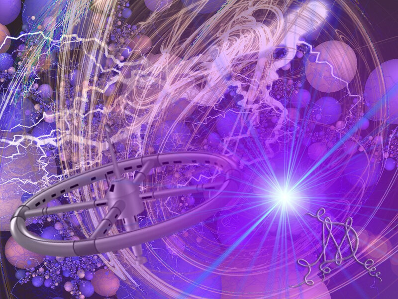 Futuristic Spacecraft — Purple, Energetic