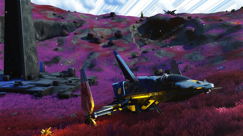 Futuristic Spacecraft — Purple, Otherworldly