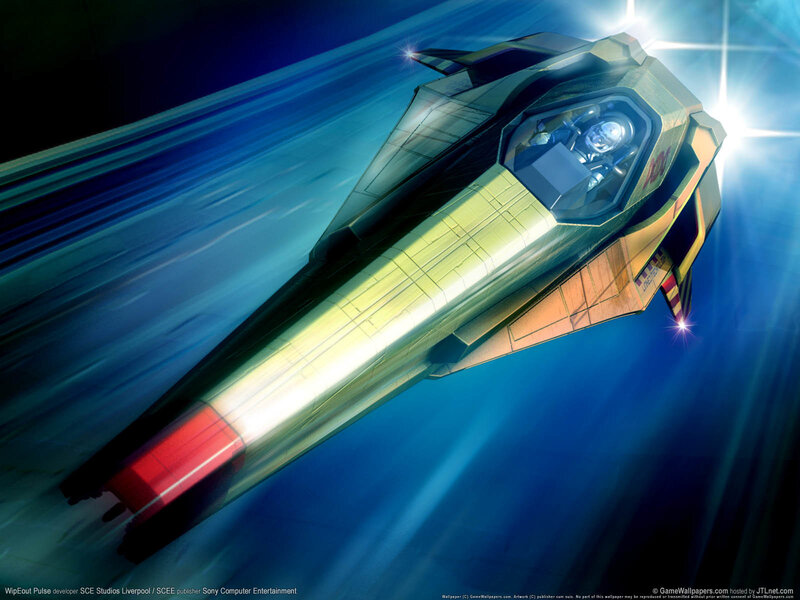 Futuristic Spaceship — Blue, Dramatic, Digital Art, Pilot