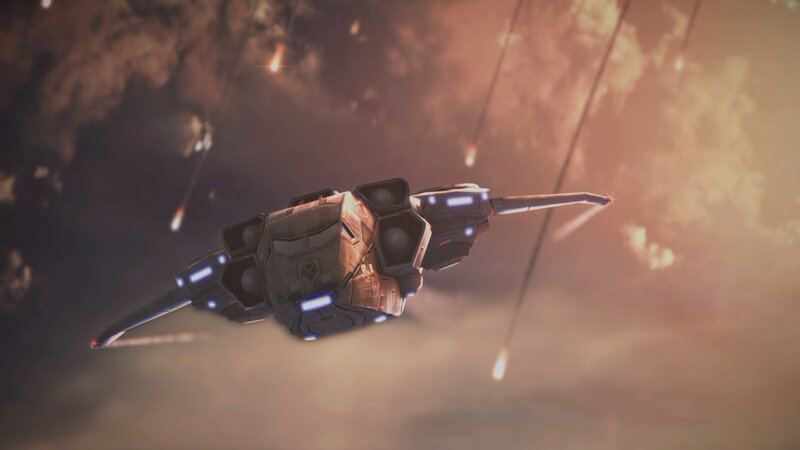 Futuristic Spaceship — Brown