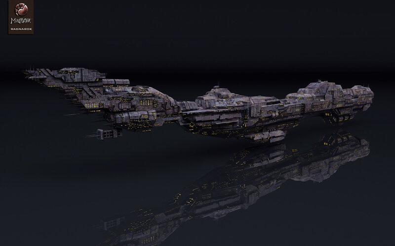 futuristic spaceship design