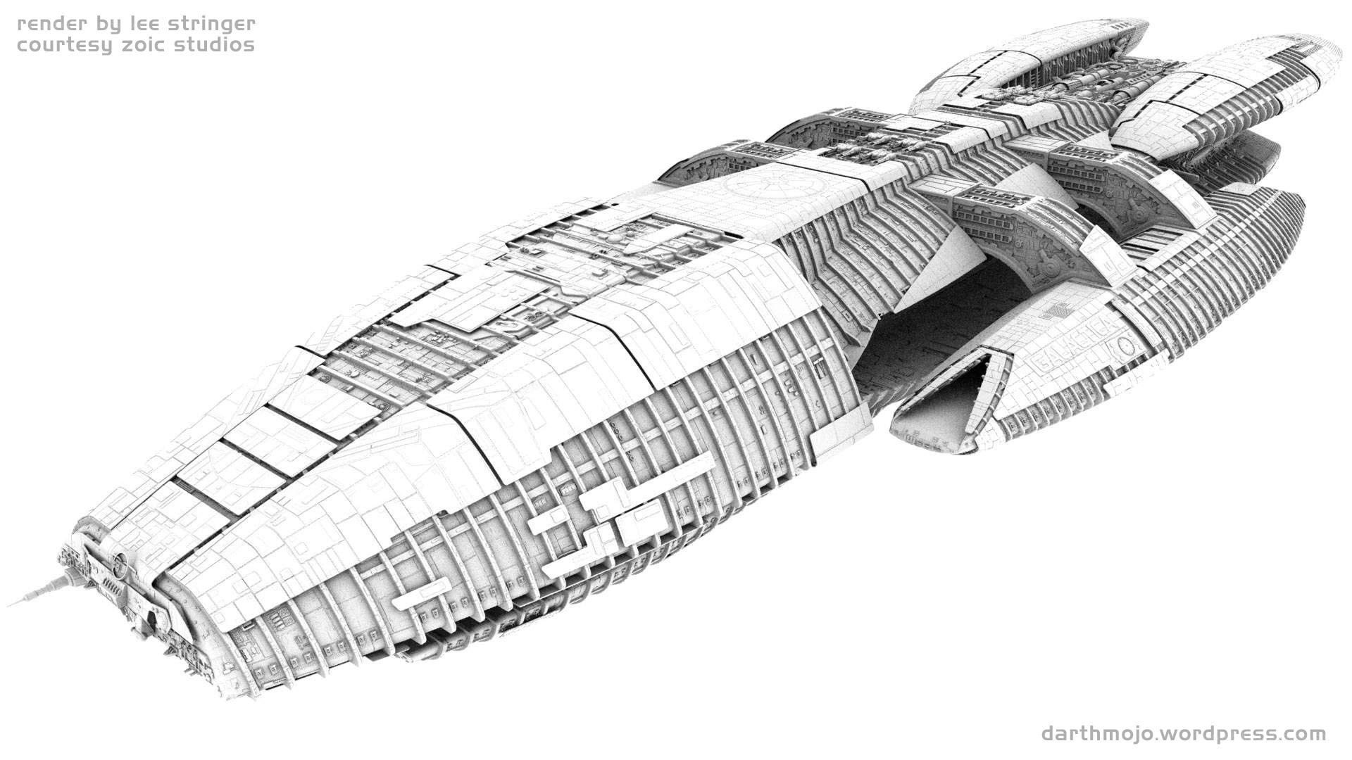 futuristic spaceship design