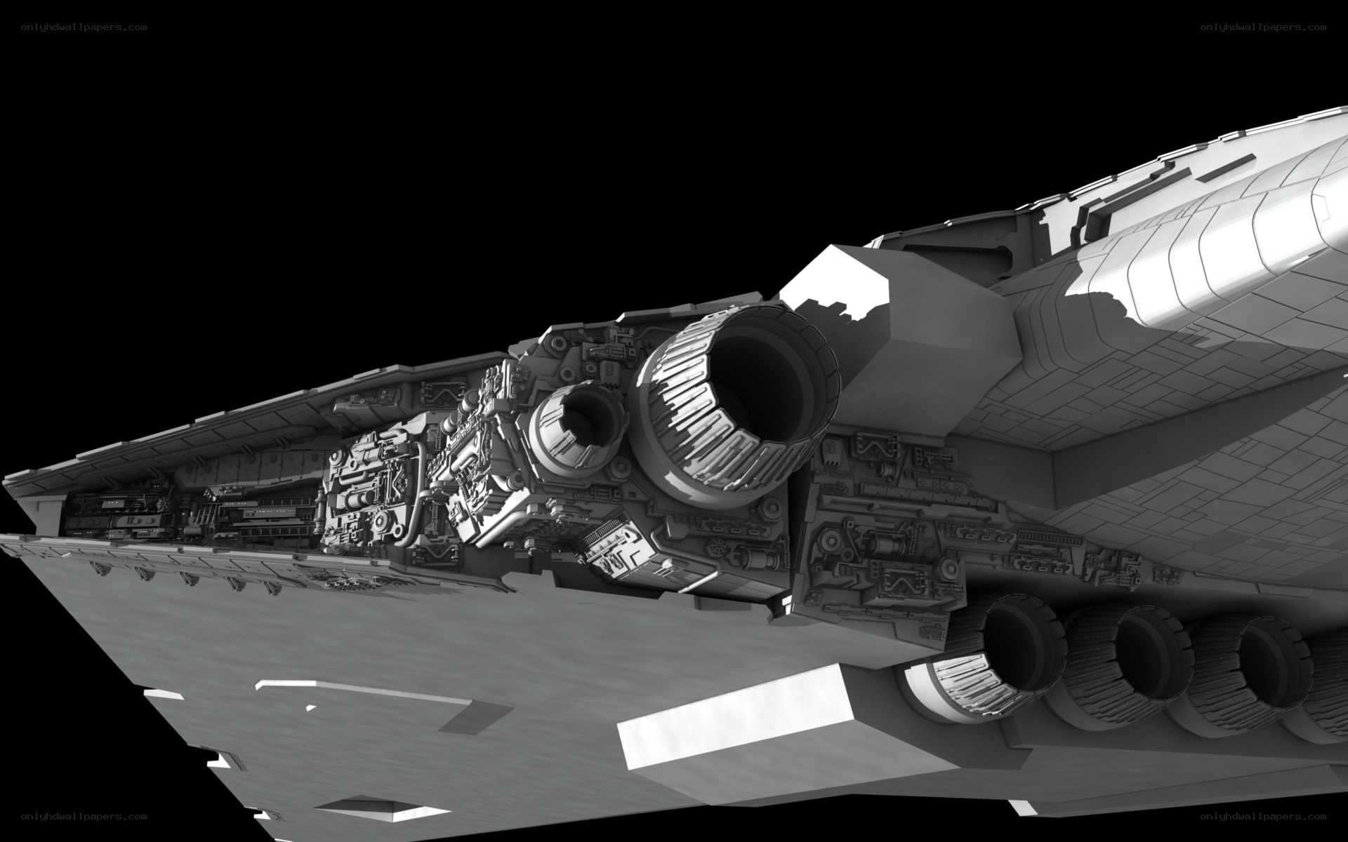 futuristic spaceship design