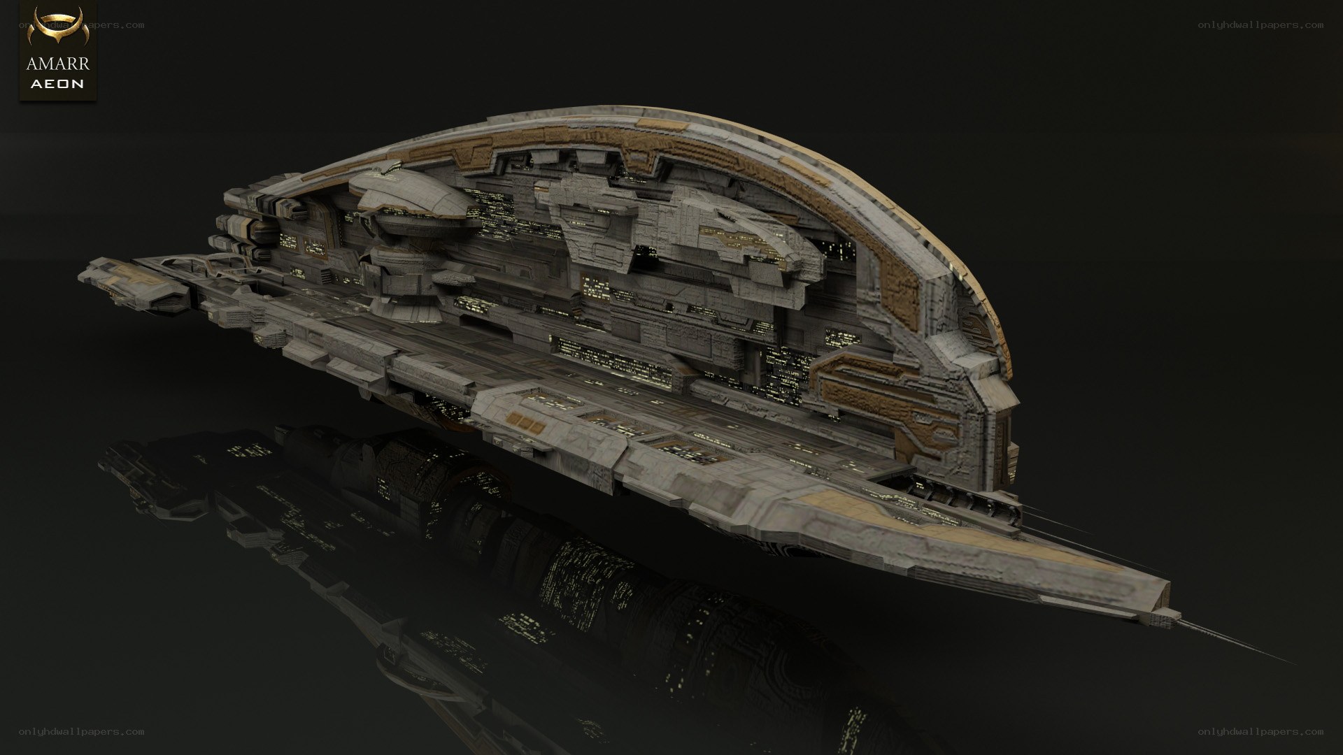 futuristic spaceship design