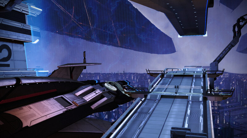 Futuristic Spaceship Dock