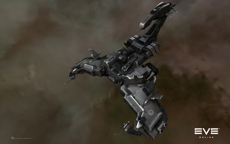 Futuristic Spaceship — Gray, Dramatic, 3d Render, Space, Ship