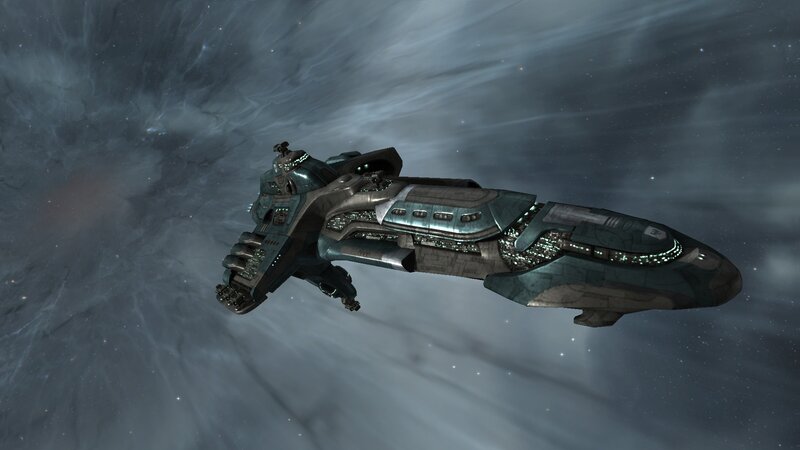 Futuristic Spaceship — Gray, Dramatic, 3d Render, Space