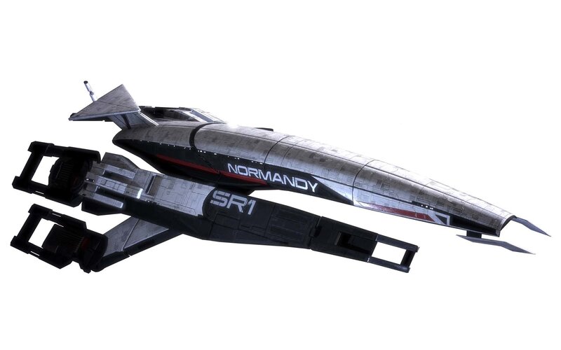 Futuristic Spaceship — Gray, Neutral, 3d Render