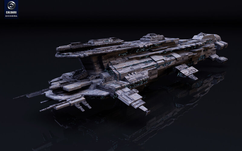 futuristic spaceship model