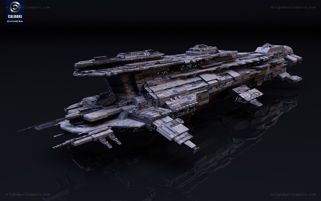 futuristic spaceship model