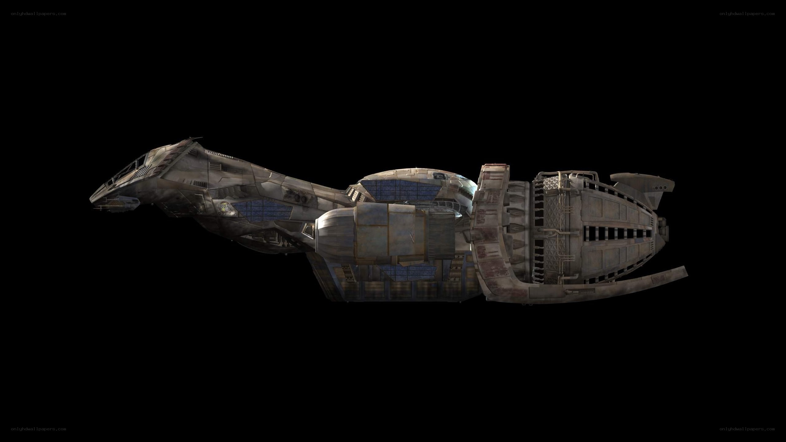 futuristic spaceship model