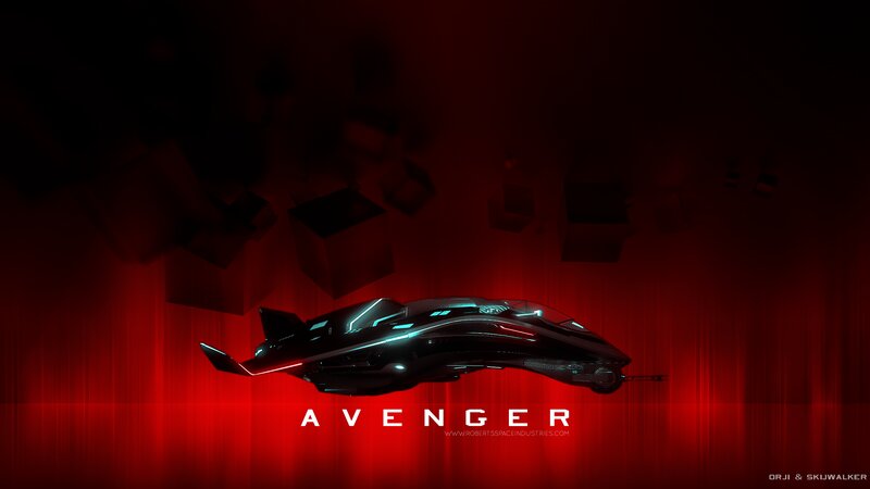 Futuristic Spaceship — Red