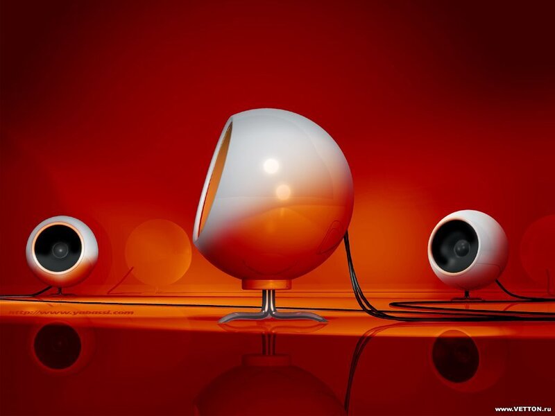 Futuristic speaker design