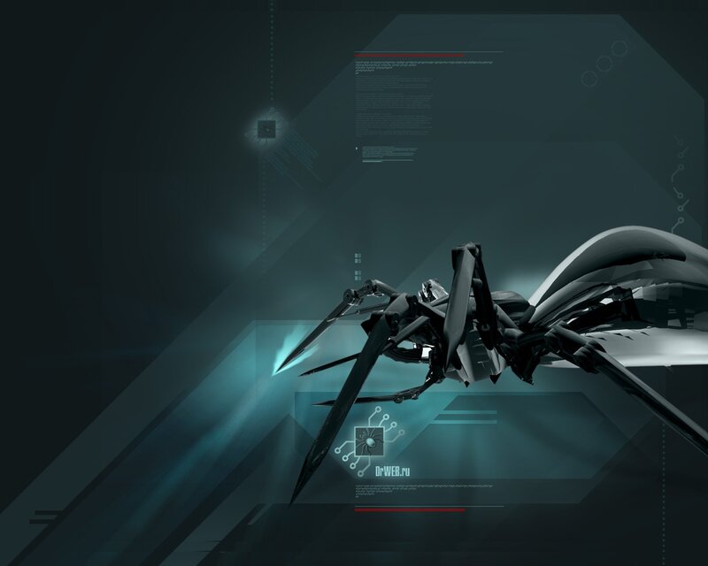 futuristic spider robot
