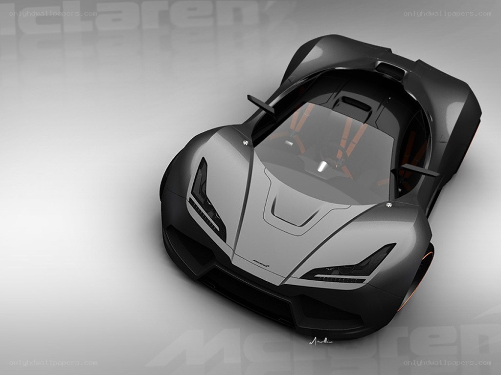 futuristic sports car concept