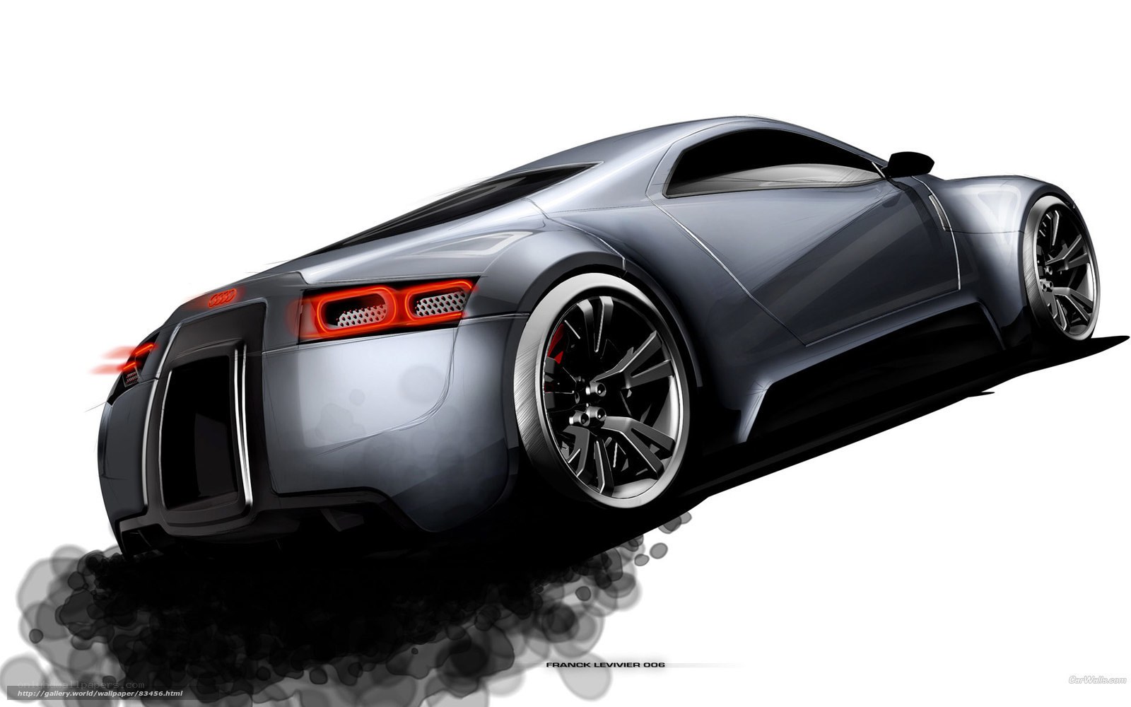 futuristic sports car concept