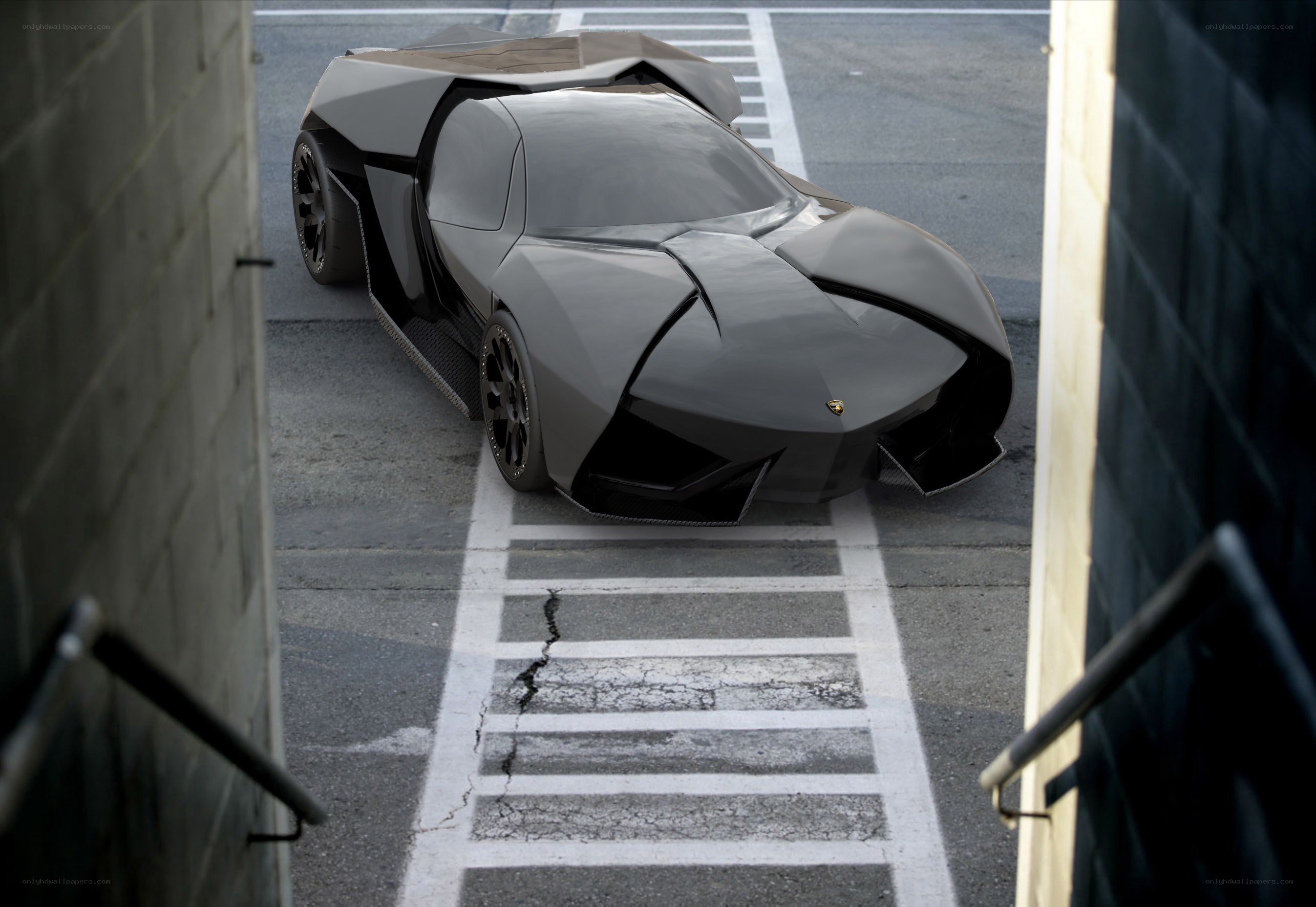 futuristic sports car concept