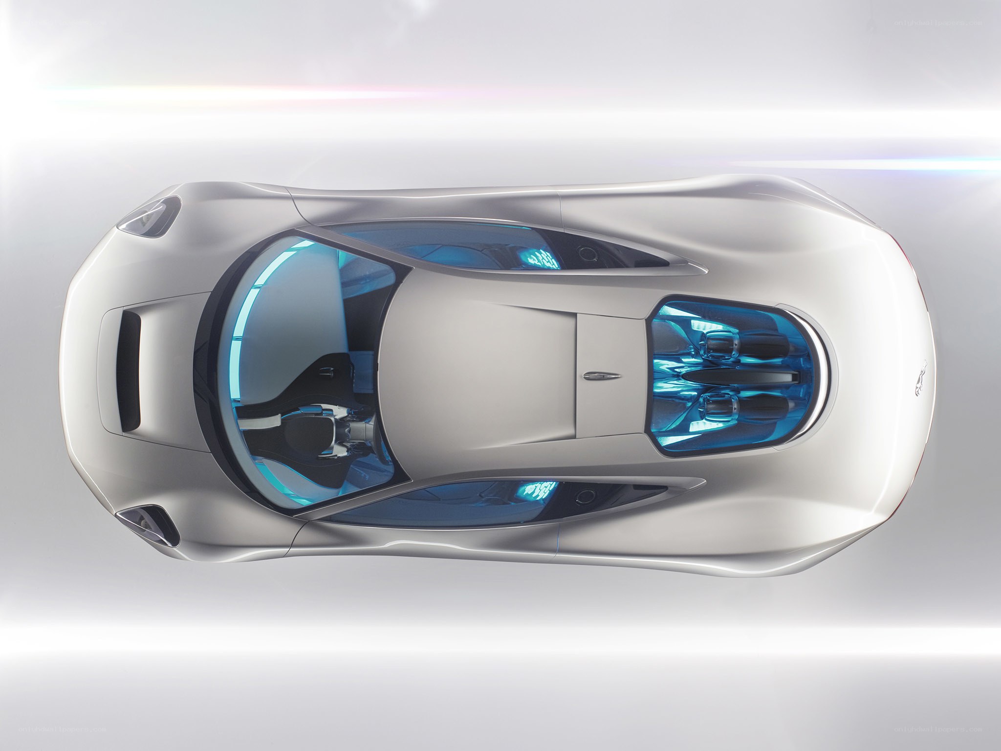 futuristic sports car concept