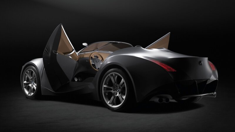 futuristic sports car concept