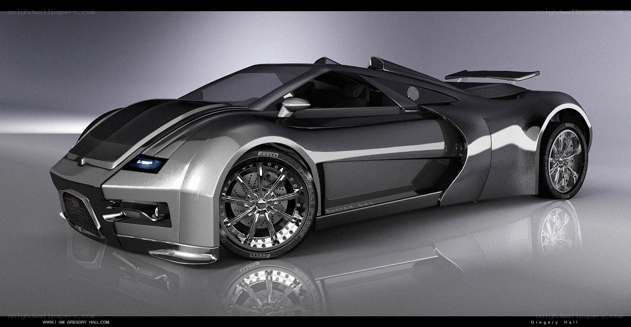 futuristic sports car concept