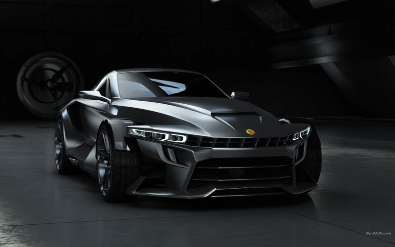 futuristic sports car concept