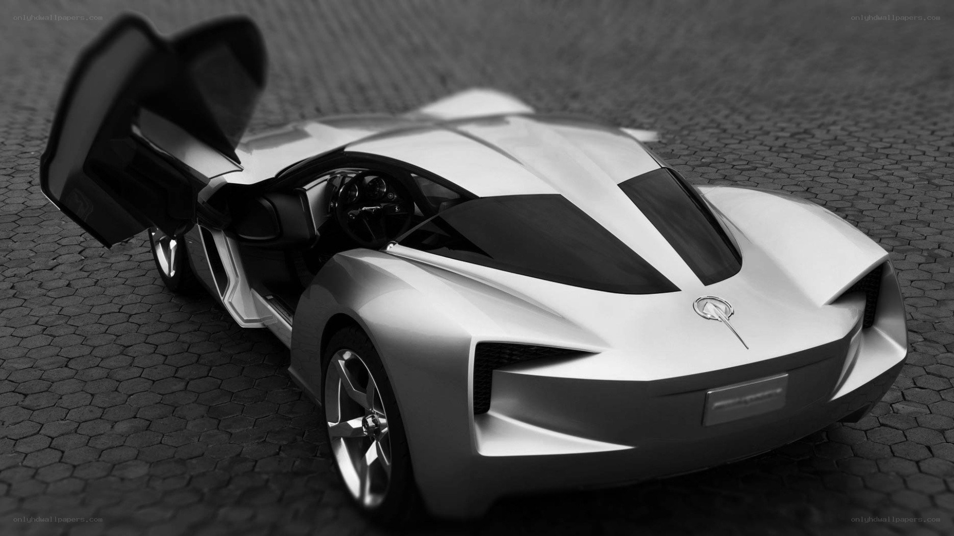 futuristic sports car concept