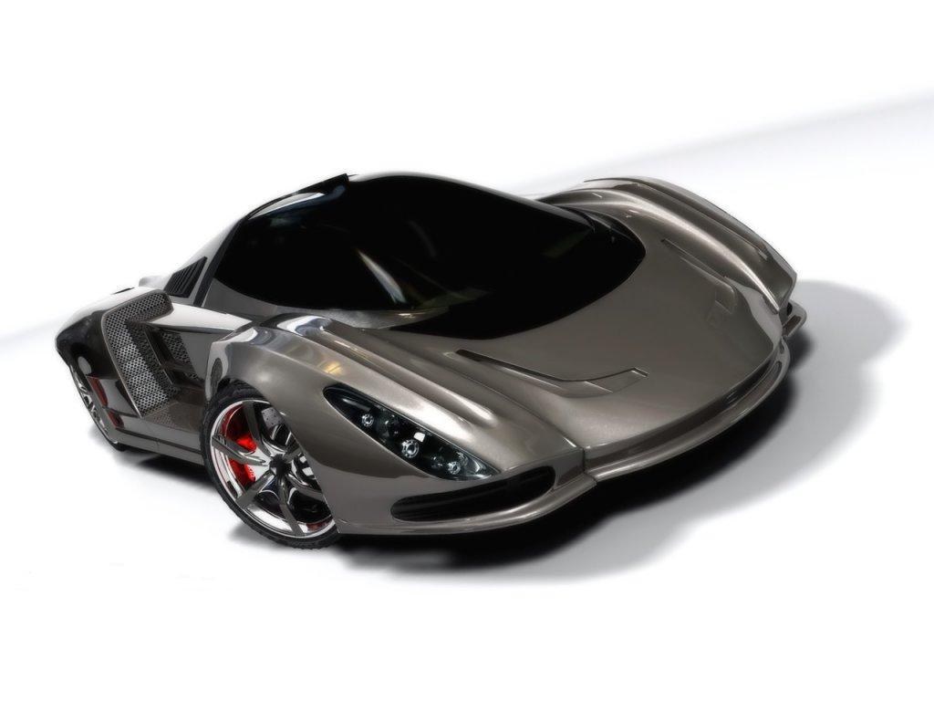 futuristic sports car concept