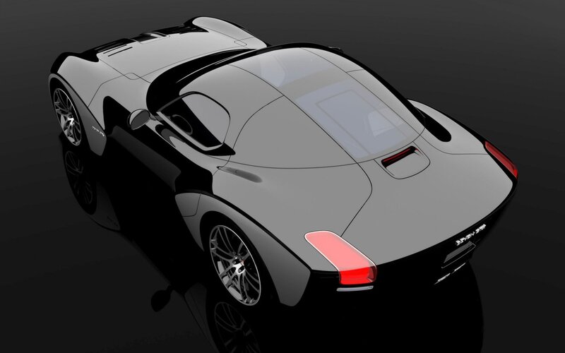 futuristic sports car design