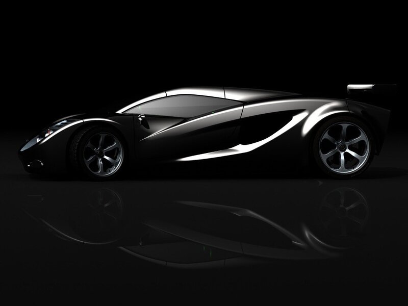 futuristic sports car design