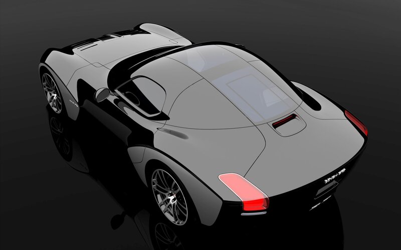 futuristic sports car design