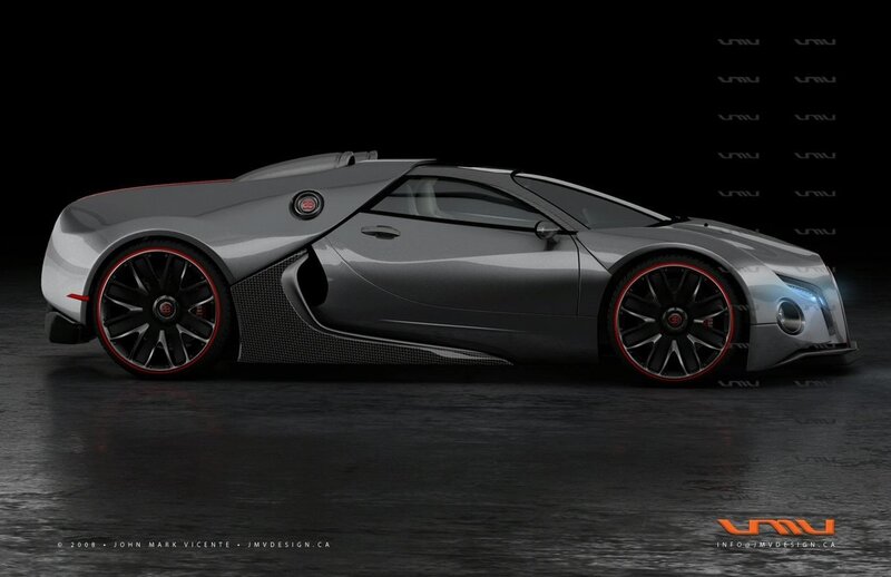 futuristic sports car design