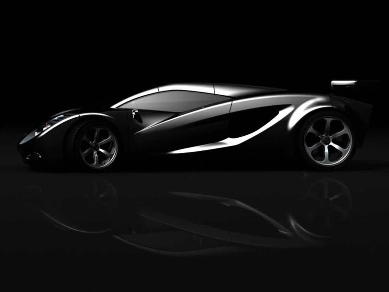 futuristic sports car design