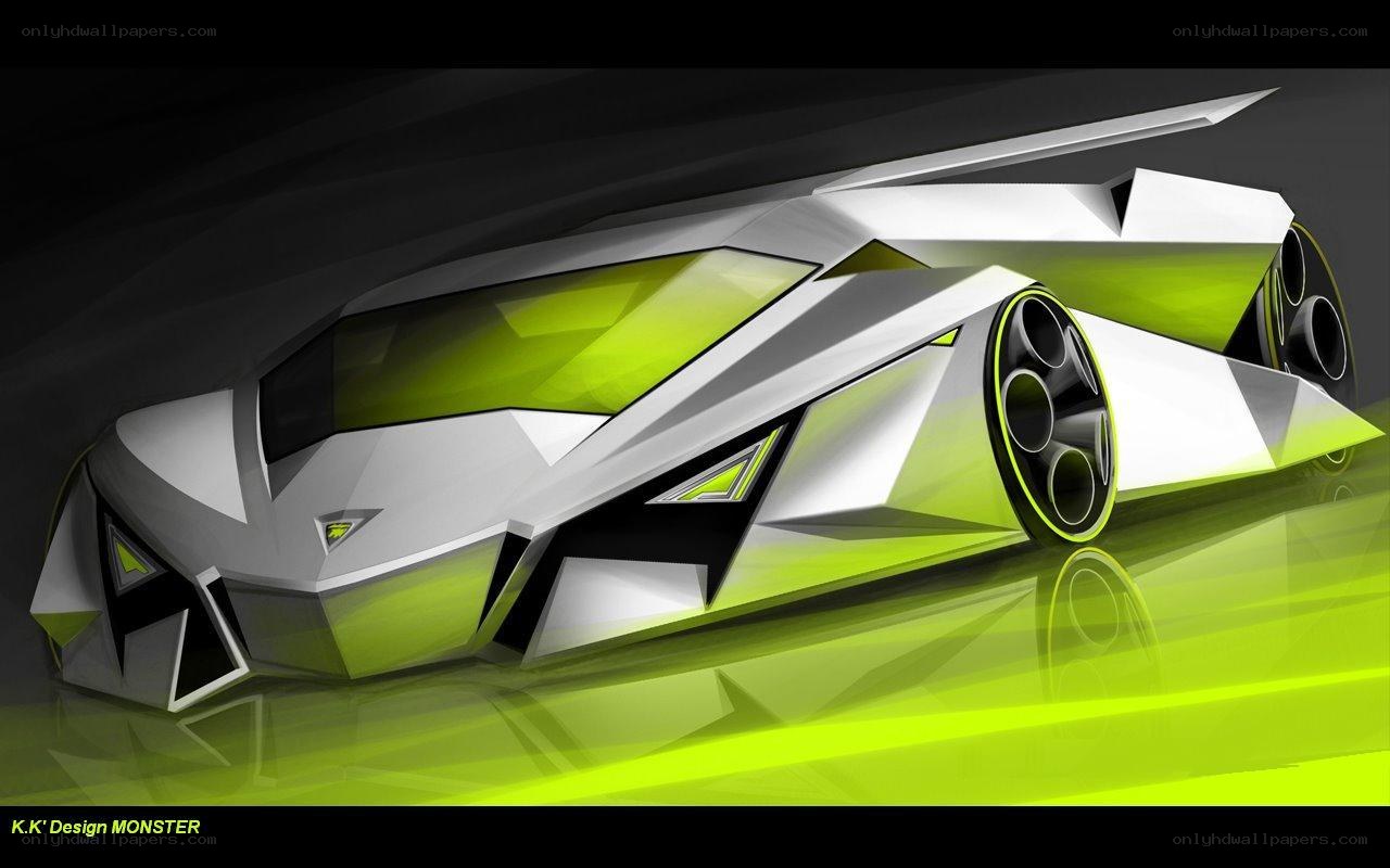 futuristic sports car design
