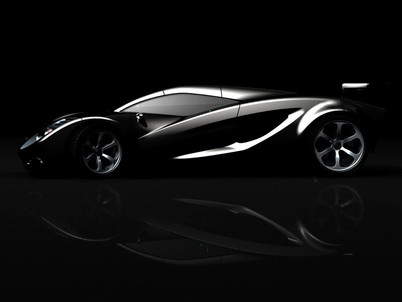 futuristic sports car design