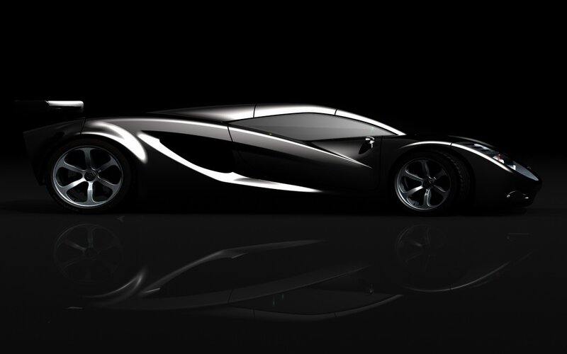 futuristic sports car design