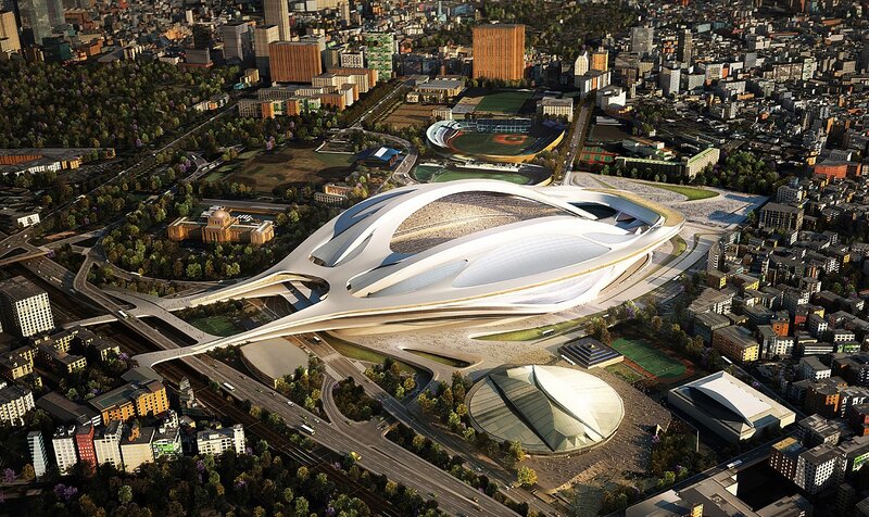 Futuristic stadium design